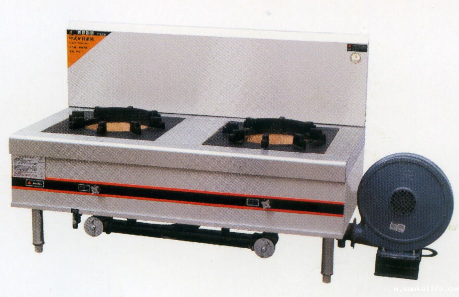 鼓风双头矮汤炉