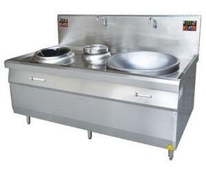 大小双头电磁组合炉