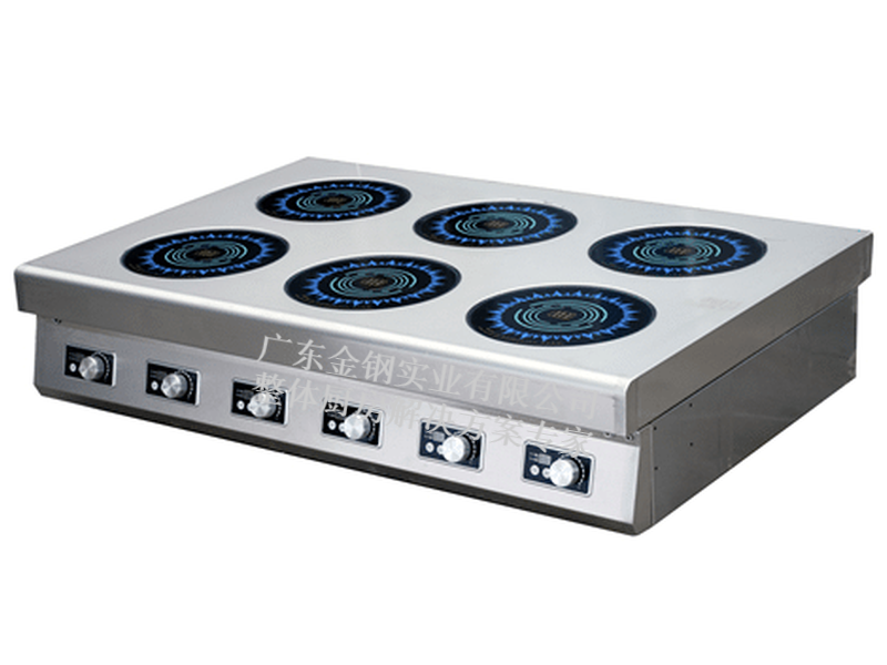 电磁台式六眼煲仔炉