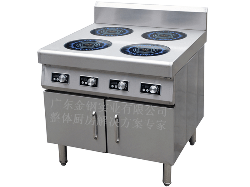 电磁柜式四眼煲仔炉