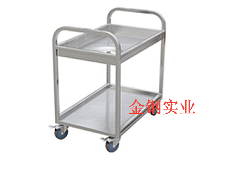 两格不锈钢推车